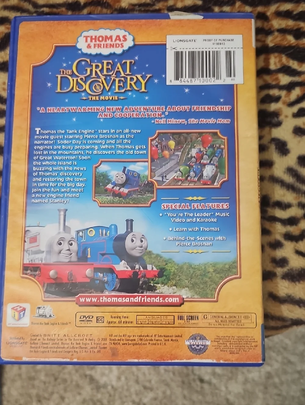Thomas & Friends DVD Set - Blue, Red, Yellow Spines